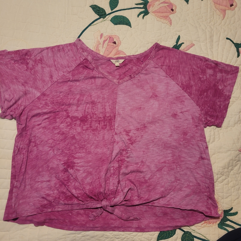 Terra & Sky Pink Tie Die Tee